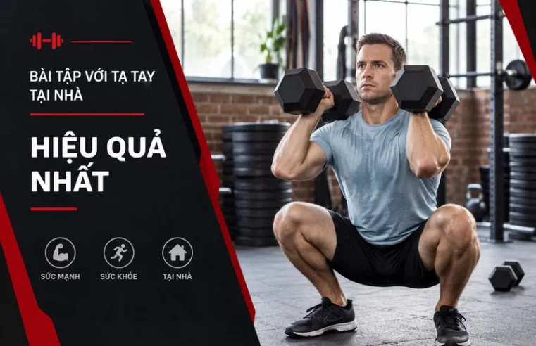 Bài tập tạ tay cho nam tại nhà hiệu quả và dễ áp dụng